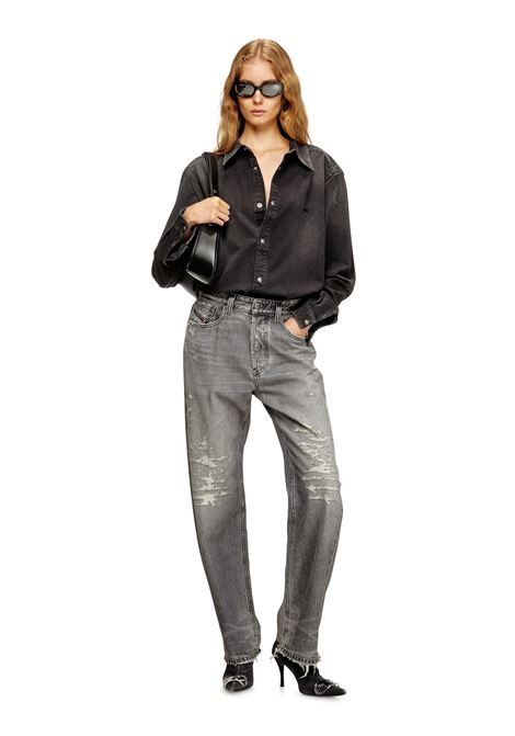 regular jeans 1998 d-ark woman grey DIESEL | A07018 09M6402